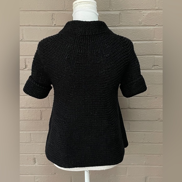 Vince black wool blend cable knit sweater XS - Picture 5 of 12